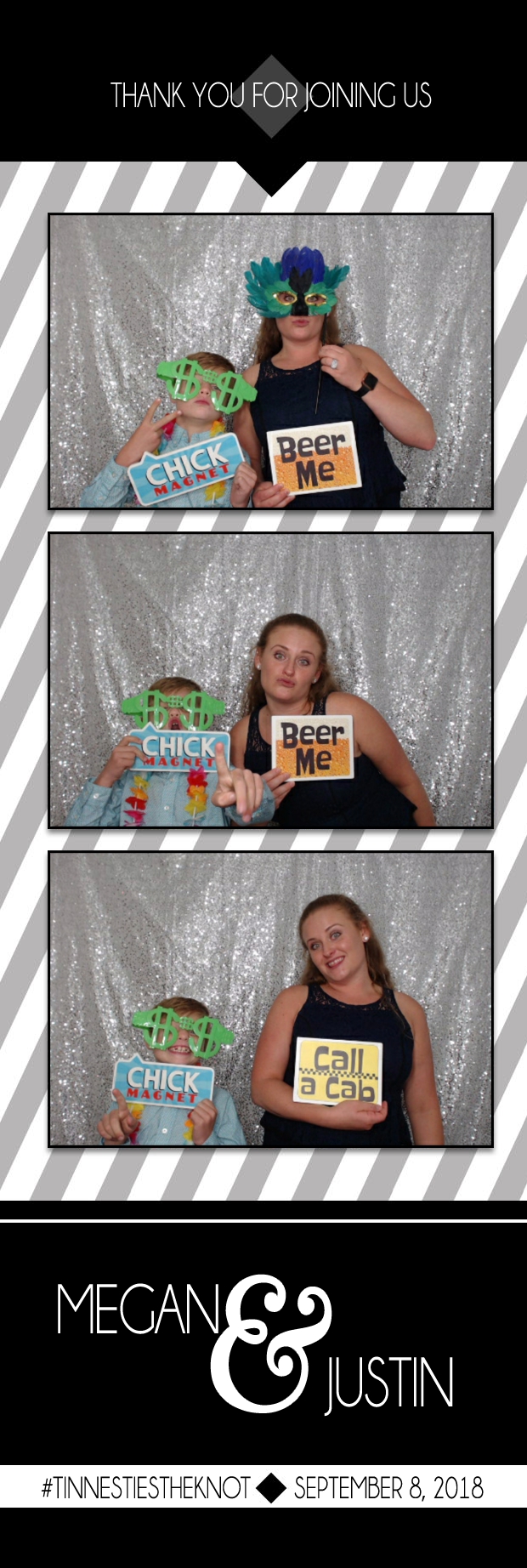 Megan and Justin's Wedding | View more photos from the event at gallery.photoboothbillings.com/u/PhotoBoothBillings/Megan-and-Justins-Wedding